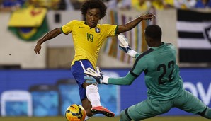 Willian markierte den Siegtreffer für Brasilien