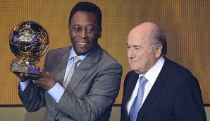 Pele und Joseph Blatter kennen sich schon einige Jahre