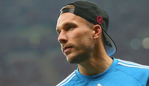 Lukas Podolski kam beim FC Arsenal nicht über die Reservistenrolle hinaus