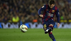 Lionel Messi ist der stärkste Stürmer des laufenden Jahres