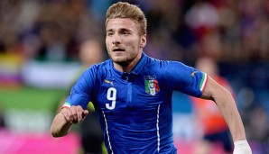 Ciro Immobile stand in Italiens Anfangsformation