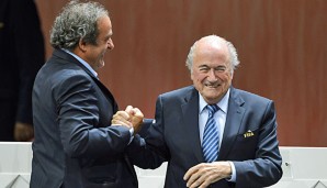 Wie geht's weiter in der FIFA? Sepp Blatter (r.) und Michel Platini
