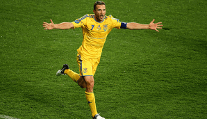 Andriy Shevchenko gelangen in 111 Länderspielen 48 Tore für die ukrainischen Nationalmannschaft