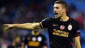Lukas Podolski erzielte in dieser Saison bislang zehn Treffer in 21 Spielen
