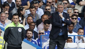Guus Hiddink arbeitete letzte Saison bei Chelsea