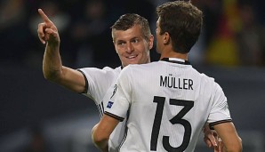 Thomas Müller und Toni Kroos gehören zu den sieben Nominierten aus Deutschland