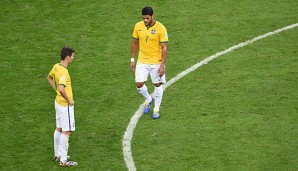 Kennen sich aus der brasilianischen Nationalmannschaft: Hulk und Oscar
