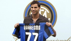 2008: Ricardo Quaresma vom FC Porto zu Inter Mailand - Ablöse: 24,6 Millionen Euro