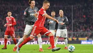 BUNDESLIGA - Rang 1: u.a. Joshua Kimmich (FC Bayern München) - 5 Torvorlagen