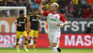 Rang 1: u.a. Philipp Max (FC Augsburg) - 5 Torvorlagen