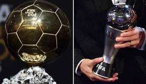 Der Ballon d'Or und die The-Best-Trophäe: zwei Pokale für einen Weltfußballer?
