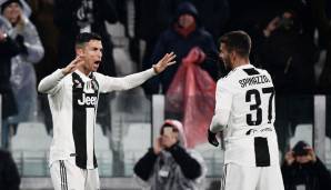 Platz 15 - Cristiano Ronaldo (Juventus Turin): 28 Chancen - 50 Prozent Trefferquote.