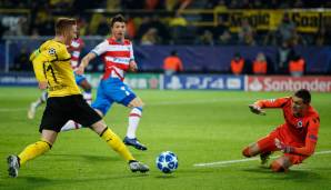 Platz 30 - Marco Reus (Borussia Dortmund): 30 Chancen - 40 Prozent Trefferquote.