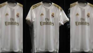 Real Madrid - Heimtrikot: Das goldene Design ähnelt den Heimtrikots der Saison 2011/2012. Das weiß-goldene Jersey erfreut sich bis heute bei den Fans großer Beliebtheit.