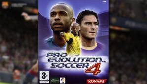 2004 (Pro Evolution Soccer 4): Thierry Henry (Arsenal), Francesco Totti (AS Rom), Pierluigi Collina (Schiedsrichter).