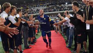 Platz 26: Giampaolo Pazzini - 17 Scorerpunkte (15 Tore, 2 Assists) für Sampdoria Genua, Inter Mailand, AC Milan, Hellas Verona, UD Levante und Hellas Verona.