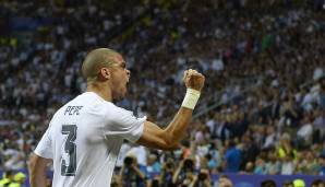 Platz 40: Pepe - 12 Tore (Real Madrid).
