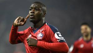 Nicolas Pepe von OSC Lille soll laut der britischen Zeitung The Sun vor einem Wechsel zu Arsenal stehen. Die Engländer bieten demnach satte 80 Millionen Euro. Der Ivorer soll bereits in fortgeschrittenen Verhandlungen mit den Gunners stehen.