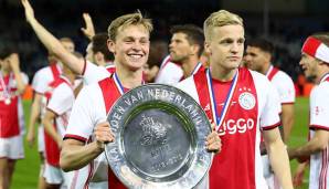 MITTELFELDSPIELER DER SAISON: Frenkie de Jong (Ajax Amsterdam/Niederlande)