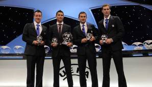 Neben der Wahl zum Spieler des Jahres vergibt die UEFA außerdem zahlreiche positionsbezogene Auszeichnungen für den Torhüter, den Verteidiger, den Mittelfeldspieler und den Stürmer der Saison. Seit 2013 wird zusätzlich die beste Spielerin geehrt.