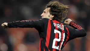 PLATZ 6: ANDREA PIRLO (AC Milan, Juventus): 12 Tore aus 116 Freistößen - Erfolgsquote: 10,34 Prozent.