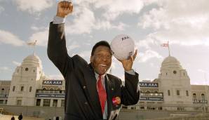 Platz 7: Pele (Brasilien, 1957 bis 1971) - 77 Tore in 92 Spielen.