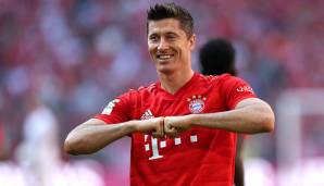 Rang 4: Robert Lewandowski (FC Bayern München): 29 Torbeteiligungen (25 Tore, 4 Assists) in 28 Spielen