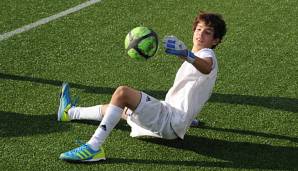Luca Zidane parierte in jungen Jahren schon gerne die Schüsse seines Vaters und älteren Bruders.