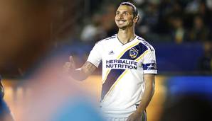 Zlatan Ibrahimovic spielt derzeit für MLS-Klub LA Galaxy.