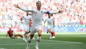 Portugals Rekordmann: Ronaldo ist sowohl Rekordnationalspieler (189 Einsätze) als auch Rekordtorschütze (117 Tore) seines Landes.
