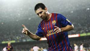 PLATZ 9: LIONEL MESSI (FC Barcelona) - 10 Spiele in Folge mit Tor in der Saison 2011/12.