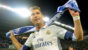 PLATZ 9: CRISTIANO RONALDO (Real Madrid) - 10 Spiele in Folge mit Tor in der Saison 2017/18.