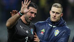 Gianluigi Buffon beendete nach der Niederlage gegen Schweden seine Karriere.