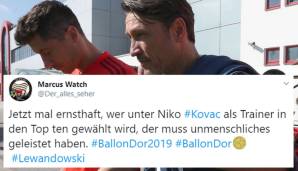 Klar, der Seitenhieb gegen Ex-Bayern-Trainer Niko Kovac darf in der Social-Media-Welt natürlich nicht fehlen. Böse.