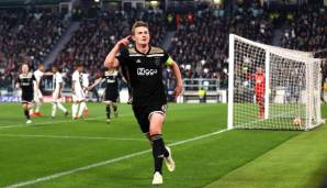 Platz 15: Matthijs de Ligt (Ajax Amsterdam/Juventus Turin/Niederlande) - 13 Punkte.