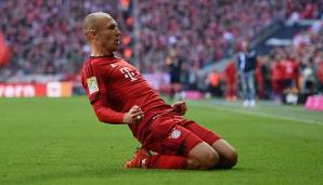 Platz 48: Arjen Robben (FC Bayern München) – 586 kreierte Chancen in 296 Spielen