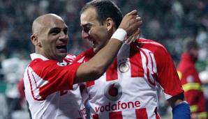 Spielten gemeinsam bei Olympiakos Priäus: Raul Bravo (links) und Darko Kovacevic (rechts).