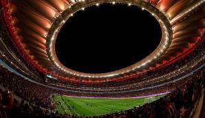 Platz 8: Atletico Madrid mit 221 Millionen Euro (neues Stadion).