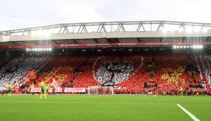 Platz 14: FC Liverpool mit 167 Millionen Euro (Stadion gänzlich in Vereinsbesitz übergegangen).