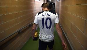 PLATZ 10: HARRY KANE (Tottenham Hotspur) - 118,7 Millionen Euro.
