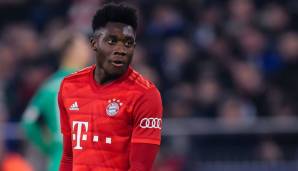 PLATZ 9: ALPHONSO DAVIES (FC Bayern) - 133,5 Millionen Euro.