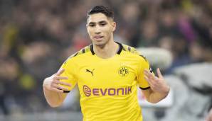 PLATZ 40: ACHRAF HAKIMI (Borussia Dortmund) - 79 Millionen Euro.