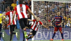 Platz 2: Aritz Aduriz (RCD Mallorca, Athletic Bilbao) - 9 Tore.