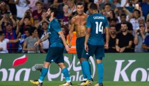 Platz 1: Cristiano Ronaldo (Real Madrid) - 18 Tore.