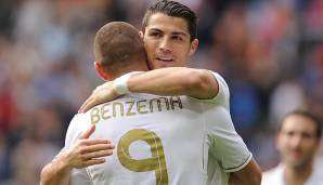 Platz 14 -65 Tore: Gonzalo Higuain, Cristiano Ronaldo, Karim Benzema (Real Madrid) – 2010/11.