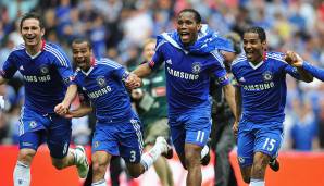 Platz 16 - 63 Tore: Didier Drogba, Frank Lampard, Florent Malouda (FC Chelsea) – 2009/10.