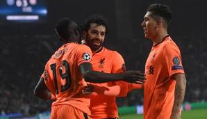 Platz 29 - 56 Tore: Sadio Mane, Mohamed Salah, Roberto Firmino (FC Liverpool) – 2018/19.