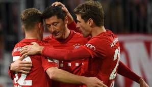 Platz 1: FC Bayern München (48 Tore in 14 Spielen) 3,43 Tore pro Spiel.