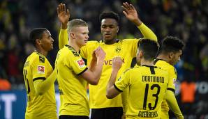 Platz 3: Borussia Dortmund (41 Tore in 14 Spielen) 2,93 Tore pro Spiel.
