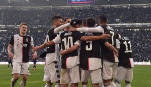 Platz 9: Juventus Turin (37 Tore in 17 Spielen) 2,18 Tore pro Spiel.